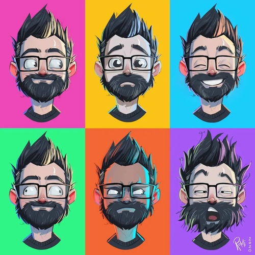 Romi Tempest 用夸張表情賦予動漫角色靈魂的插畫魔法